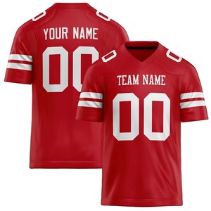 Uniforme de Fútbol Americano para Niños al por Mayor, Jersey de Poliéster Ligero de 130 g/m², Ropa Deportiva para Equipos Escolares y Universitarios - Product Image 2