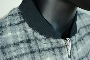 Veste universitaire imperméable en cuir avec strass pour hommes, blouson d'aviateur Moto de course Moto avec cric en cuir - Product Image 6