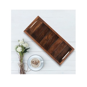 แผ่นเสียงไม้ธรรมชาติแบบชนบทที่สมบูรณ์แบบสำหรับความบันเทิงของขบเคี้ยวชีสผลไม้ขนมหวานขนมปัง - Product Image 6