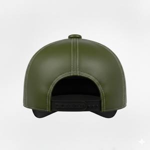 Gorras de Béisbol de Cuero Vacuno Clásico Genuino de Diseño Personalizado al por Mayor de Alta Calidad a Precio Económico para Hombre - Product Image 3