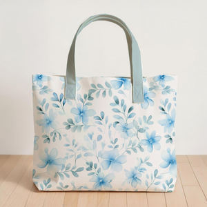 Bolsa de Compras de Algodón Elegante, Tejido Sostenible, Construcción Resistente y Gran Capacidad de Carga para Comestibles y Artículos Esenciales - Product Image 1