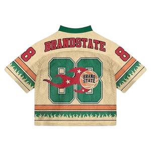 Streetwear Trendiges Atmungsaktives Sommer-Fußballtrikot Sublimationsdruck Design Logo Mesh-Shorts Antibakteriell Schnelltrocknend Unisex - Product Image 5