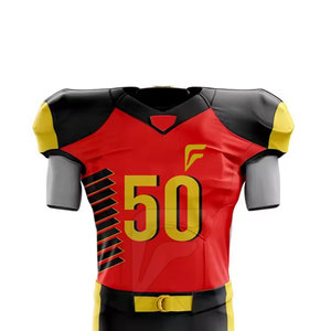 Uniforme de fútbol americano de manga corta personalizado de la mejor calidad Venta caliente en línea ropa transpirable - Product Image 4