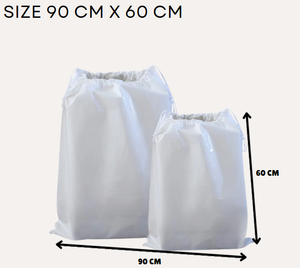 Sacs à linge non tissés écologiques à cordon, chaussure réutilisable et fourre-tout de stockage - Product Image 2