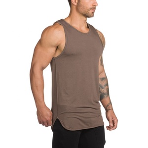 Camisetas sin mangas transpirables informales de talla grande para hombre, estampado de seda de secado rápido, tejido 100% de algodón, logotipo personalizado para culturismo OEM - Product Image 3