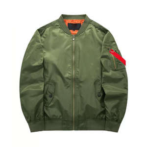 แจ็คเก็ตบอมเบอร์ผู้ชายขายดี ลายปัก สีสั่งทำได้ สไตล์ใหม่ ผ้าคอร์ดูรอยโพลีเอสเตอร์ 100% กันลม ระบายอากาศได้ดี - Product Image 2