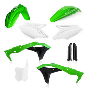Acerbis Full Plastic <b>Kit</b> for Kawasaki Including Skid Plates - Product Image 1