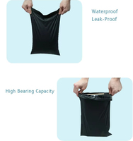Pantone Schwarz Individuell Bedruckte 100% Biologisch Abbaubare Langlebige Poly-Kuriertasche Wasserdicht für Expressversand