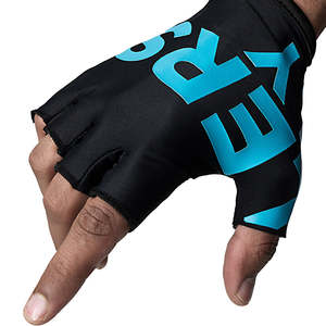 Guantes de nailon punteados con agarre de goma, medio dedo, guantes de levantamiento de pesas, entrenamiento de gimnasio, aumento de la fuerza de agarre, protección de la palma, guantes de Fitness - Product Image 6