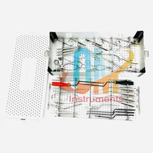 ชุดเครื่องมือผ่าตัดกระดูกสันหลังคุณภาพสูงสำหรับการผ่าตัดกระดูกต้นคอและกระดูกสันหลังส่วนเอว ชุดอุปกรณ์ออร์โธปิดิกส์สำหรับการผ่าตัดลามิเนคโทมี OM - Product Image 1