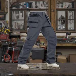 Cordura Custom Logo Multi-bolsillos Stretch Workwear Pantalones Hivis Pantalones DE SEGURIDAD reflectantes - Product Image 5