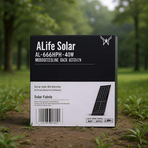 Panneau solaire monocristallin demi-cellule noir ALife Solar AL-66HPH-405 600W pour usage industriel - Product Image 3