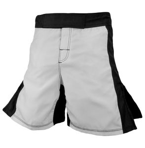 Pantalones Cortos de Boxeo MMA Unisex, Pantalones Cortos de Lucha para Kick Boxing, Negros, Hechos a Medida de Poliéster para Adultos - Product Image 1