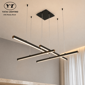 Modern Iron Tricolor Dimmable Remote Pendant <b>Light</b> For <b>Dining</b> Room Kitchen Island Restaurant And Commercial Studio - Product Image 1