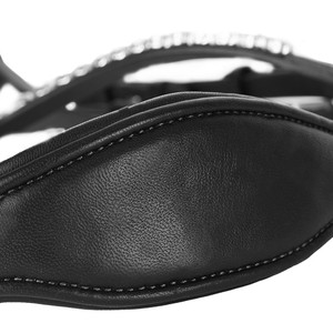 Vente chaude Fancy Show Bridle Exportateur indien Portable Western Riding Gear Cuir PVC Noir Couleur 100% Prix compétitif - Product Image 3