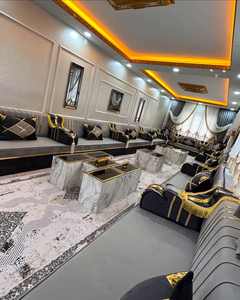 Asientos Orientales para el Suelo, Sofá Étnico, Sofá Árabe Majlis, Sofá Estilo Otomano, Conjunto Árabe Jalsa, Asientos Orientales de Lujo para el Suelo - Product Image 6