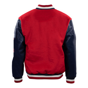 Veste universitaire universitaire universitaire de haute qualité du fabricant OEM Bomber de baseball personnalisée Letterman Support d'hiver en chenille en tissu - Product Image 3