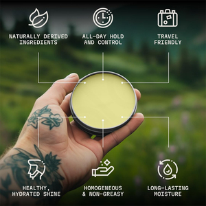 Bálsamo para Barba Orgánico, Productos para el Cuidado de la Barba, Humectante para Bigote de Cera Natural Hecha a Mano de Marca Privada - Product Image 2