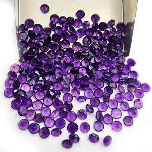 3mm Améthyste Naturelle Pierres Précieuses Coupe Ronde Qualité AAA Améthyste Facettes Perles de Pierre Libre pour la Fabrication de Bijoux au Prix Fabricant - Product Image 5
