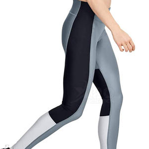 Custom High Waist Women's Fitness <b>Leggings</b> New Design Gym Workout Breathable Solid <b>Pattern</b> with Elastic Waist Closure - Product Image 3