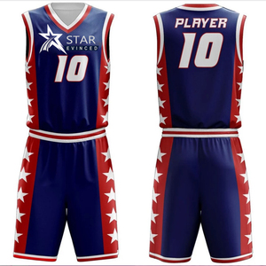 Uniforme de baloncesto de la mejor calidad de poliéster 100% uniforme de baloncesto de nuevo diseño personalizado de alta calidad - Product Image 3