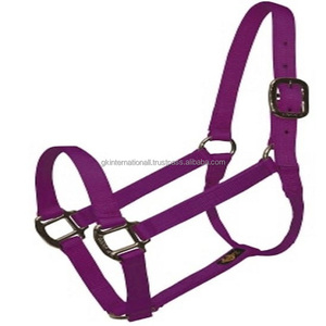 Caballo de nailon con cuello halter en tres colores variados, costura doble, hardware y accesorios gruesos y fuertes - Product Image 5