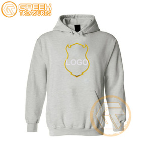 Iota personalizado | Phi Cotton Fleece Sudadera con capucha bordada Fraternidad Greek Theta hombres Sudaderas transpirables Sorority Hoodies - Product Image 1