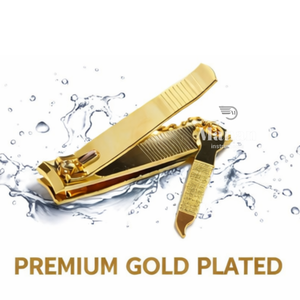 Coupe-ongles de luxe en acier inoxydable doré, lame tranchante, ouverture large durable, pour doigts et orteils, manucure et pédicure - Product Image 3