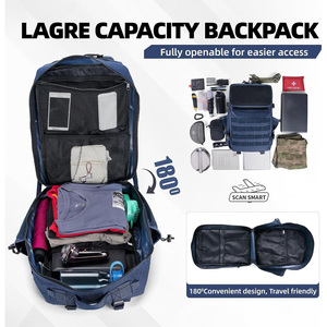 Mochila táctica bordada personalizada con impresión de logotipo al aire libre senderismo Camping bolsa de viaje OEM Proveedor de Ropa de fábrica - Product Image 5