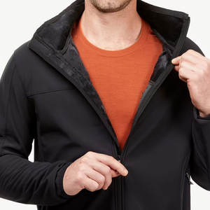 Veste Softshell Homme Personnalisée avec Logo, 100% Polyester, Col Montant en Toile, Imperméable, pour Usage Extérieur Hivernal, Vente en Gros - Product Image 4