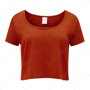 T-shirt décontracté ample pour femmes, en coton, col rond, manches courtes, pour un style estival sans effort et un confort optimal. - Product Image 4