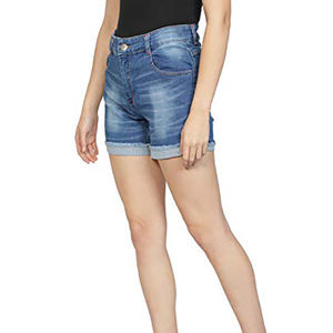 <b>Women</b> Blue Jeans Acid Wash Effects Denim Short Hot Pants Shorts Female Loose Denim Shorts <b>Women</b> Short Denim <b>women's</b> shorts - Product Image 1
