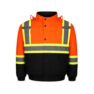 Áo khoác bảo hộ phản quang, chất liệu cao cấp, tay dài, in logo tùy chỉnh, thích hợp cho mùa đông - Product Image 2