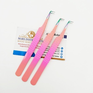 ชุดรูปแบบคริสต์มาสแบบมืออาชีพ90องศาแหนบต่อขนตาแบบออมเบรสีปลายแหลมปลายแหลมเพิ่มวอลลุ่มสไตล์สแตนเลส - Product Image 2