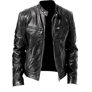 Veste en cuir de haute qualité pour hommes - Product Image 2