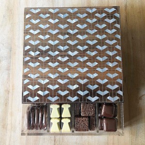 กล่องใส่อาหารสำหรับใส่ขนมกล่องของขวัญรอมฎอนกล่องใส่อาหารทำจากไม้อะคริลิกเคลือบเงาสำหรับตกแต่งบ้าน - Product Image 5