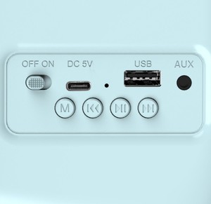 Radio Bluetooth retrò ricaricabile FM/AM AUX (Haeger RB-BLU.002A) - Product Image 3