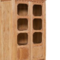 Vitrine de style design minimaliste Plusieurs étagères réglables conçues pour les meubles de décoration de salon