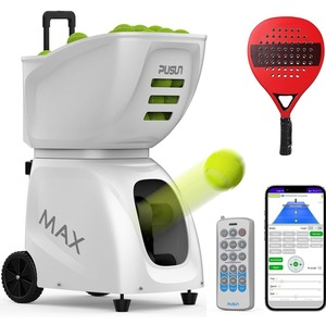 NEW ORIGINAL <b>Machine</b> <b>Ball</b> Thrower <b>Tennis</b> <b>Ball</b> Launcher App,Remote Control - Product Image 1