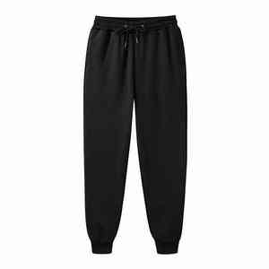 Pantalon de survêtement personnalisé unisexe de haute qualité fabriqué en usine Meilleure vente pantalon d'hiver en coton éponge français taille élastique personnalisé - Product Image 2