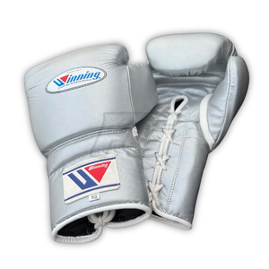 Gants de boxe en cuir de qualité supérieure Lace Up Winning, fabrication OEM - Product Image 3