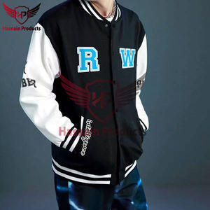 Meilleure vente Veste universitaire grande taille hiver printemps automne haute qualité sur mesure avec col montant Style américain à la mode - Product Image 2