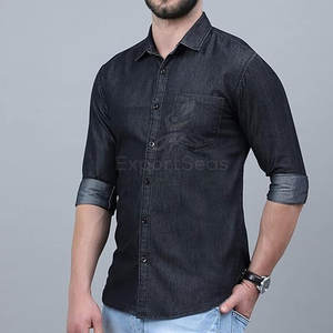 Best Material Made <b>Men</b> Jeans Shirts Soft Fabric <b>Men</b> Jeans Shirts Adults Wear <b>Men</b> Jeans Shirts - Product Image 3