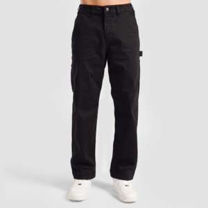 Pantalones Chinos Ligeros de Lona Venture, Casuales, Negros, Talla 6XL, con Pliegues, Lavado de Color, Cintura Media, para Primavera - Product Image 2