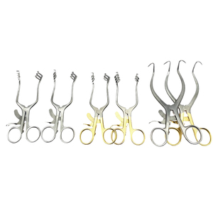 เครื่องดึงรั้งโลหะสเตนเลสคุณภาพสูงเครื่องมือผ่าตัดแบบรักษาด้วยตนเองเครื่องดึงรั้งสัตวแพทย์พร้อมปลายทื่อ - Product Image 6