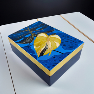 Caja de Lacado Tradicional de Arte Popular Ecológico Hecha a Mano de Vietnam para Uso Diario-LB6017 Venta Caliente Artesanía de Vietnam - Product Image 3
