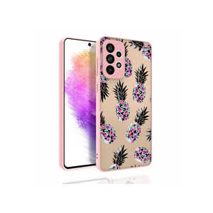 Coque de téléphone anti-traces de doigts JoieCreatif Nora pour Samsung Galaxy A73, coque arrière en silicone brillante à motifs, protection de l'appareil photo - Product Image 1