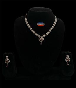 Ensemble collier chaîne à maillons classique avec perles et diamants Cadeau parfait pour les anniversaires de fiançailles et les occasions spéciales - Product Image 6