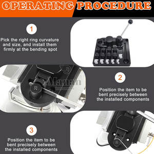 MANAN INSTRUMENTS MI-JBT-1804 Outil de façonnage de bijoux en acier inoxydable pour le gainage de fil, pliage, portable, taille et couleur personnalisables - Product Image 4