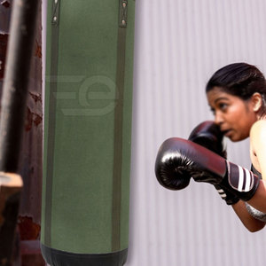 Sacs de frappe professionnels en cuir pour l'entraînement de boxe, MMA, gym, entraînement sportif à domicile, équipement de sport - Product Image 3